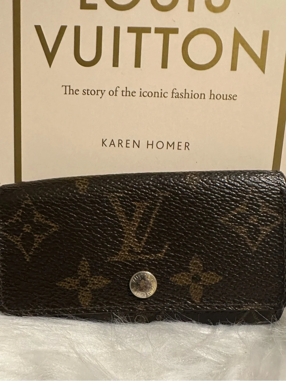 Louis Vuitton Monogram 4 Key Holder Key Case Vintage Authentic